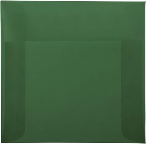 JAM PAPER 6 x 6 Square Translucent Vellum Invitation Envelopes - Clear - 50/Pack in Saudi Arabia