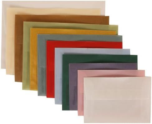 JAM PAPER 6 x 6 Square Translucent Vellum Invitation Envelopes - Clear - 50/Pack in Saudi Arabia