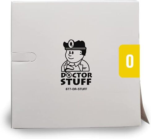 Doctor Stuff - File Folder Labels, Number 6, Compatible with SMEAD DCCRN - SENM Series Chart Stickers, Green, 1" x 1-1/4", #6, 500/Roll in Saudi Arabia