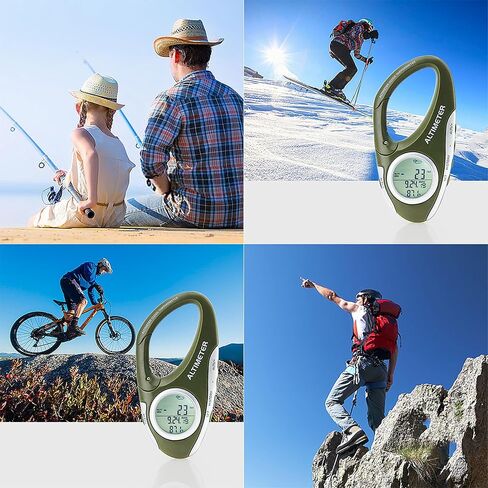 SUNROAD GPS Tracker Barometer Altimeter Compass Weather Forecast Thermometer Barometric Pressure Tester GPS Route Tracking Multifunctional Meter in Saudi Arabia