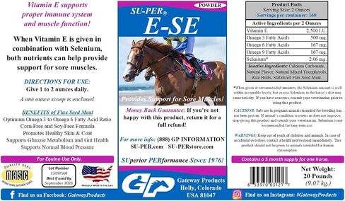 ملحق E -Sees E -sees مضادات الأكسدة - فيتامين E & Selenium لدعم العضلات المؤلمة - 4 رطل ، (2 عبوة) in Kuwait