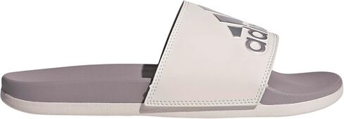 adidas Women's Adilette Comfort Slide Sandal, Carbon/Off White/Lucid Pink, 10 in Saudi Arabia