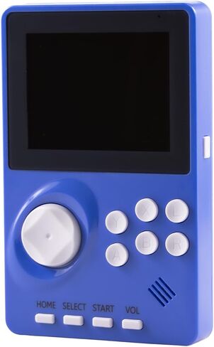 وحدة تحكم ألعاب الفيديو 16 بتات للأطفال البالغين ， 2.8 بوصة Super Wide LCB مسبقًا 100 HD Game Console Seniors Electronic Game Player عيد ميلاد عيد الميلاد (Blue Blue) in Kuwait
