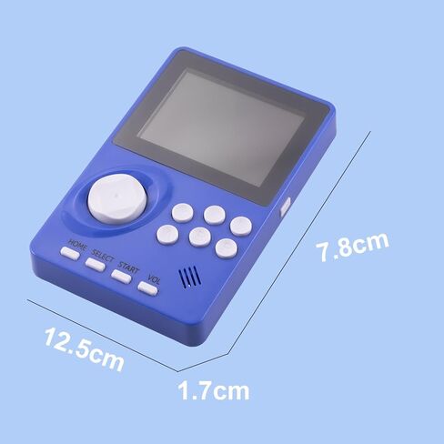 وحدة تحكم ألعاب الفيديو 16 بتات للأطفال البالغين ， 2.8 بوصة Super Wide LCB مسبقًا 100 HD Game Console Seniors Electronic Game Player عيد ميلاد عيد الميلاد (Blue Blue) in Kuwait