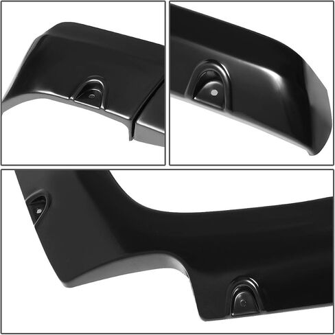 DNA Motoring WF-81013-MBK 4pcs Pocket-Riveted Design Wheel Fender Flares, Black in Saudi Arabia