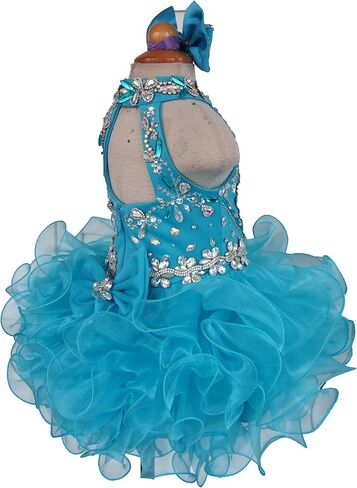 جينيفرو فساتين مطرزة مصنوعة يدويا، فساتين عيد الميلاد، فستان الاميرة للبنات in Kuwait