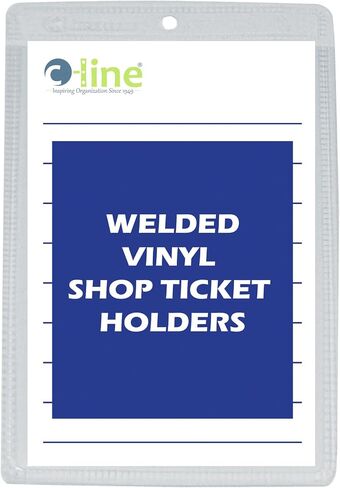 C-Line Vinyl Shop Ticket Holders, Both Sides Clear, 6 x 9 Inches, 50 per Box (80069) in Kuwait