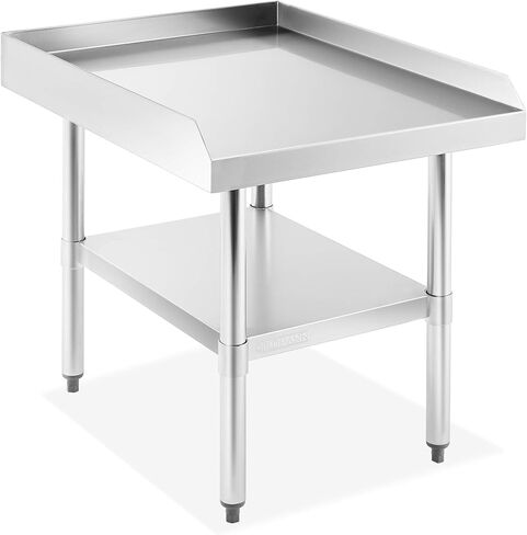 GRIDMANN NSF 16-Gauge Stainless Steel 36" L x 30" W x 24" H Equipment Stand Grill Table with Undershelf for Commercial Restaurant Kitchen in Saudi Arabia