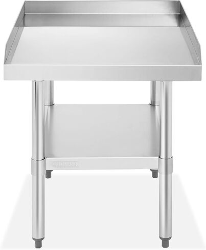 GRIDMANN NSF 16-Gauge Stainless Steel 36" L x 30" W x 24" H Equipment Stand Grill Table with Undershelf for Commercial Restaurant Kitchen in Saudi Arabia