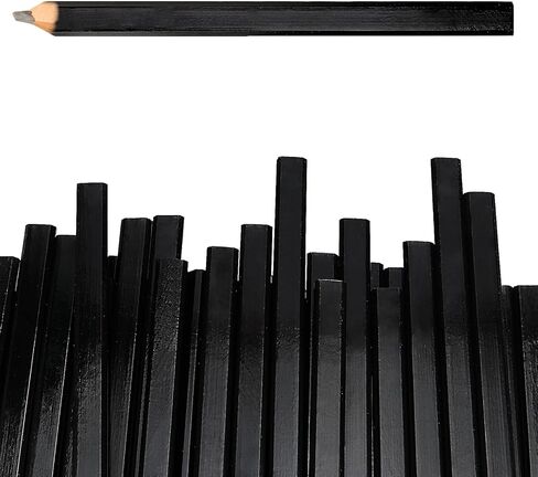 288 PCS 7 بوصة من أقلام النجار ، قلم رصاص البناء ، قلم رصاص أسود أسود ، أقلامًا كبارًا ، أقلام المقاول ، أقلام الرصاص المسطحة للعمل الخشبي ، وعلامات الخرسانة ، والكتابة ، والأحمر ، والأسود in Saudi Arabia