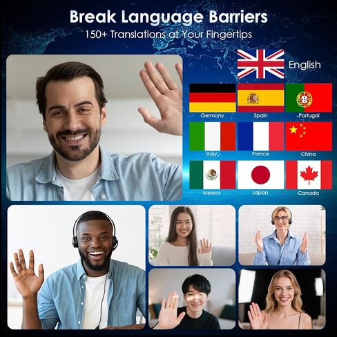 ترجمة سماعات الأذن الحقيقية Rime AI: Olycism AI مترجم أذن مع 150 لغة 3 في 1 ترجمة سماعات بطارية طويلة بلوتوث 5.4 ، iOS Android لدراسة أعمال السفر in Kuwait