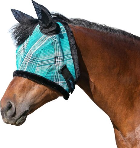 Kensington Signature Fly Mask w/Plush Fleece & Ears w/forelock Hole Size in Saudi Arabia