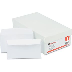 Universal 35206 Business Envelope, 6 3/4, 3 5/8 x 6 1/2, White, 500/Box