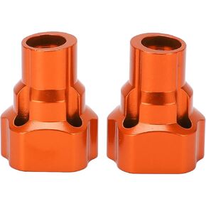 2Pcs RC Rear Axle Cover Bushing for Losi LMT mons TER 1/8 RC Truck Black Rear Axle Portal Housing Sleeve Outer Portal Housing Robust and Precise Fit (Red)