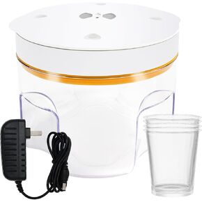 2025 Upgraded Resin Bubble Remover with Timing, 3–9 Minutes Efficient 99% Bubble Removal, 95 kPa Resin Vacuum Chamber, 2L Epoxy Resin Bubble Remover Machine for Resin Molds Arts Crafts Jewelry Making