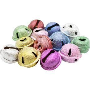 Kisangel 10pcs Assorted Color Pet Collar Bells for Dogs and Cats Easy to Attach for Outdoor Activities Adorable Design for Puppies and Kittens Random Color