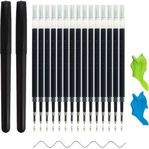 Magic Ink Pens & Refills for Grooved Handwriting Practice for Kids– Disappearing Ink Pen Set for Magic Grooved Writing Practice Workbooks