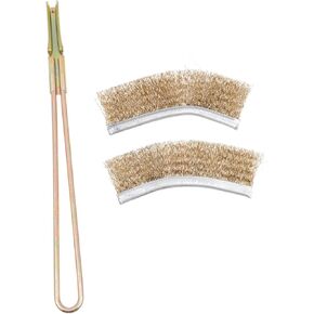 Happyyami 1Set Bird Cage Cleaning Brush with Extra Long Handle Bird Droppings Cleaner Bird Brush for Effortless Cage Maintenance for Parrots and Birds