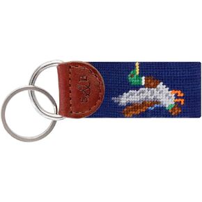 Smathers & Branson Mallard Needlepoint Key Fob