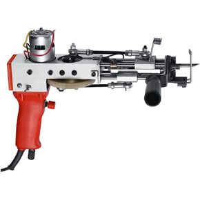 All-Aluminum Heavy-Duty Red Electric Carpet Tufting Gun Flocking Machine Industrial Embroidery Knitting Machine Cut Pile