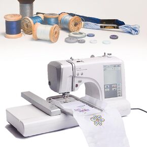 Sewing and Embroidery Machine, Automatic Sewing Machine, USB Port Connected, 150 Built-in Designs, 162 Built-in Stitches, Computerized, 3.9" x 9.2" Hoop Area, 7" Touchscreen Display