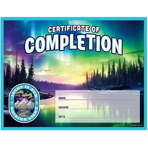 Fun Express 11" x 8 1/2" Great North VBS Certificates of Completion - 25 Pc.