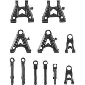 HAIBOXING RC Car Spare Parts, 1/18th Scale Drifting Race Replacement Parts Front/Rear Suspension Arms & Steering Links Apply to 2196 & 2197(29004)