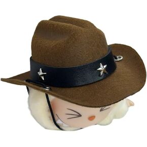 LABOO Clothes Western Cowboy hat Hat for Macarons Dolls - 6.7in Adorable Summer Accessory 6.7" Doll Clothes Macarons Dolls Accessories labooboo Clothes