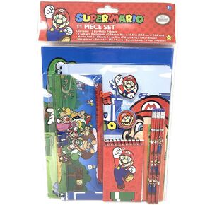Innovative Designs Super Mario School Stationary Set 11pc Value Pack
