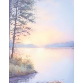 Morning View - Decorative Printer Paper - 50 Sheets - 8.5 x 11