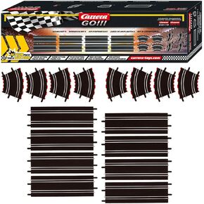 Carrera 61614 GO!!! and Digital 143 Extension Set 3 Add On Parts Includes Straights Curves High Curves, Medium