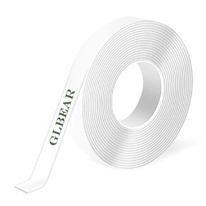 Extra Strong Double Sided Tape, 16.5FT Double Sided Adhesive Tape Heavy Duty, Clear & Tough Nano Tape for Hanging Picture, Poster, Carpet, Photo Deco, Multipurpose Mounting Tape (1/24" x1/2" x 16.5')
