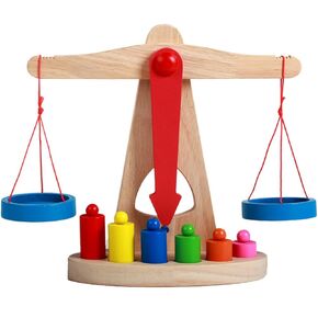 1 Set Balance Scale for Early Educational Teaching to Enhance Attention and Promote Intellectual Development Playthings for Home and School