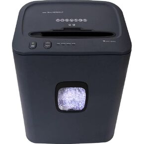 Royal Consumer Micro Paper Shredder ، 18 ورقة ، سلسلة Pro Head Quiet ، وظيفة بدء/إيقاف السيارات ، استشعار سلة كاملة ، أسود/فضية (RDS-89117x)