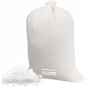 DS Solutions USA Bulk Goose Down Filling (1/2 lb.) 700 Fill Power – 100% Natural White, No Feathers – Fill Comforters, Pillows, Jackets and More – Ultra-Plush Hungarian Softness