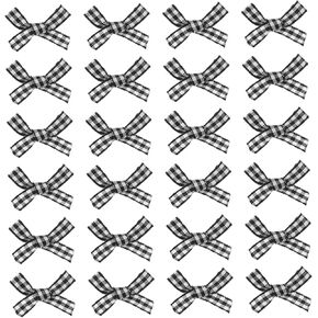 DOITOOL 100PCS أقواس متقلب لصياغة ملحقات DIY تزيين الرأس وخياطة مشاريع القوس النابضة بالحياة للحفلات والديكور المنزلي