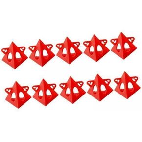 2x10Pcs Canvas Stands Triangle Paint Pads Feet for Carpenter, 2 Pcs