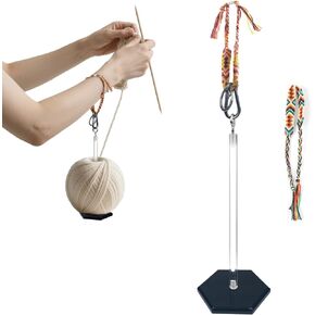 Wrist Yarn Holder, Portable Yarn Ball Holder for Crocheting, Acrylic Yarn Minder Stand Knitting Accessories for Yarn Storage and Organizer for Knitting Lover