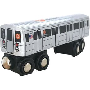 MUNI PALS Munipals MP01_110D Wooden Subway Train Car NYC R68 6th Avenue Express D Train