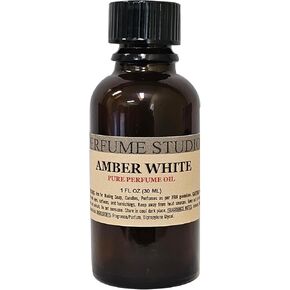 100% Pure Fragrance Oil Impression Compatible with: (Amber_White, 1oz)