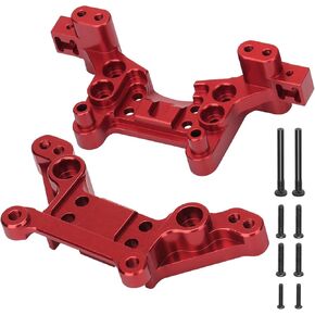 Daitoku Metal Front & Grock Tower Shock Mounts Audgrage Tower Tower Accessories for Hyper GO H16BM H16DR H16 MJX 16207 16208 16209 16210 1/16 RC CAR