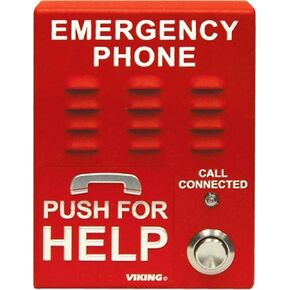 VOIP Emergency Phone with Dialer and Annoucer, Weather Protection