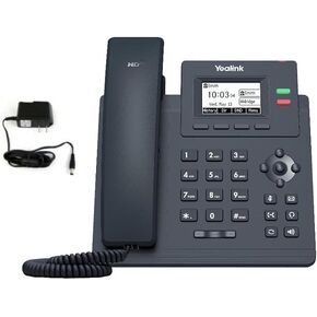 Yealink T31P IP Phone - Power Adapter Included - 1 Year Manufacturer Warranty - Unlocked can be Used with Any VoIP Provider (Renewed)