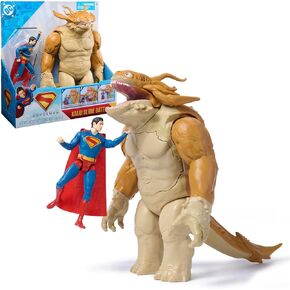 DC Comics, Superman, Superman Vs. Kaiju Slime Battle, Action Figure with GiantKids Playset, Super Heroes Toys for Boys and Girls Ages 4 and Up