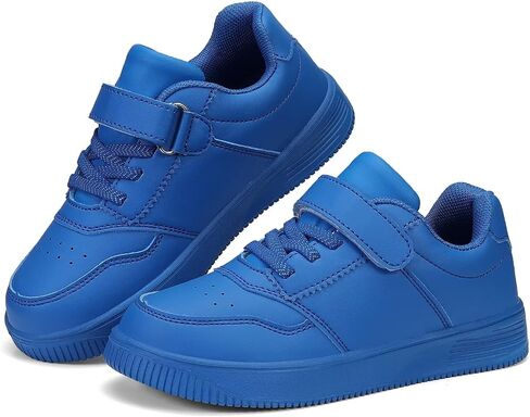 YAVY White Kids Tennis Shoes for Boys Girls Leather wear Athletic Fashion Sneakers Running Shoes Big Kid Size 5.5 M US in Saudi Arabia