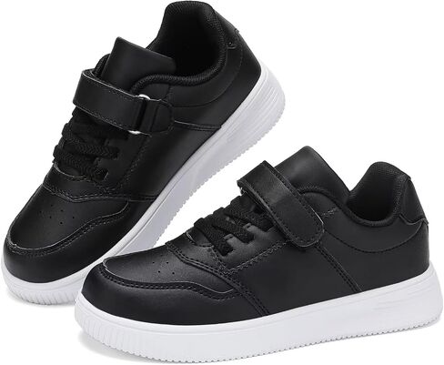 YAVY White Kids Tennis Shoes for Boys Girls Leather wear Athletic Fashion Sneakers Running Shoes Big Kid Size 5.5 M US in Saudi Arabia