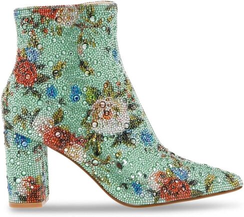 Betsey Johnson Cady Ankle Boot, White, 7.5 M US, White, 7.5 in Saudi Arabia