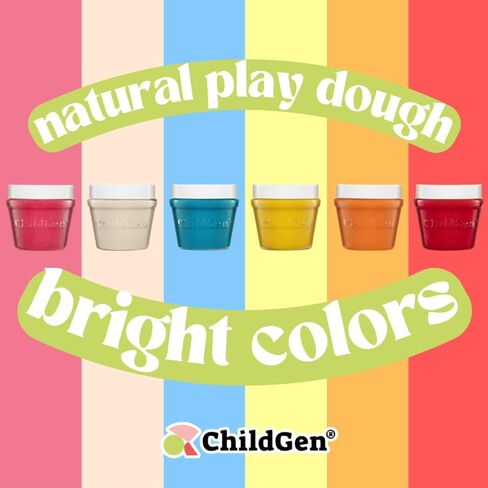 مجموعة عجين اللعب الطبيعية ، غير سامة ، ناعمة للغاية ، طويلة الأمد ، وعجين النمذجة ، و Kids Arts & Crية in Kuwait