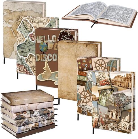 6 حزمة أغلفة الكتب الممتدة Jumbo ، أغلفة ملونة لحماية الكتب المدرسية ورعاية الكتب المدرسية ، وقائية قابلة لإعادة الاستخدام القابلة لإعادة الاستخدام للكتب الغشائية التي تصل إلى 9 × 11 بوصة (خريطة) in Kuwait