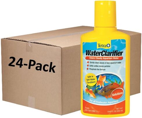 Cllifier Tetra Water Clarifier ، محلول معالجة الحوض ، 8.45 أوقية ، يمسح مياه السمك الملبد بالغيوم ، آمنة للاستخدام مع الأسماك والنباتات ، للمياه العذبة in Kuwait